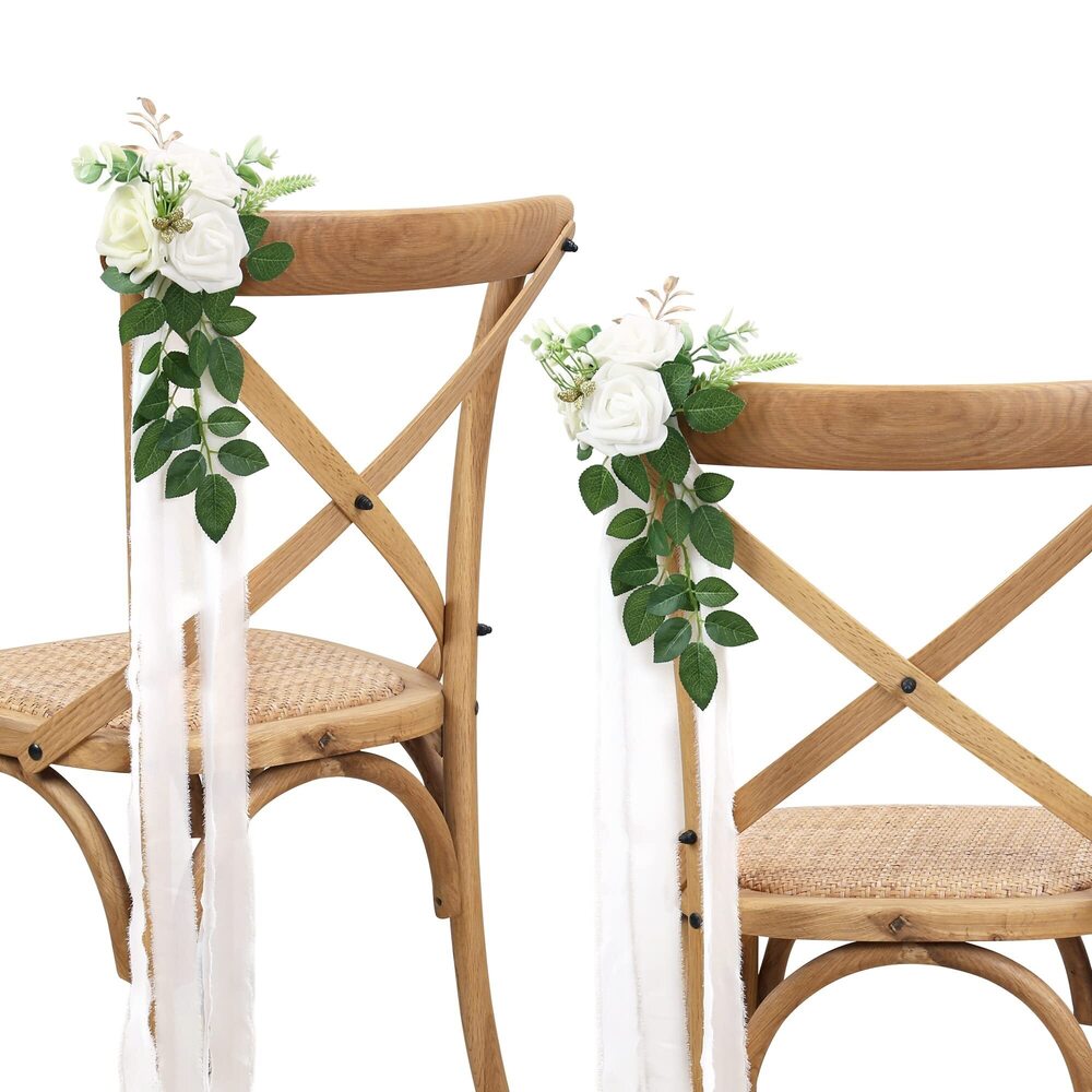 1013 Wedding Aisle Decorations for Wedding Ceremony Set of 10 Pew Flowers